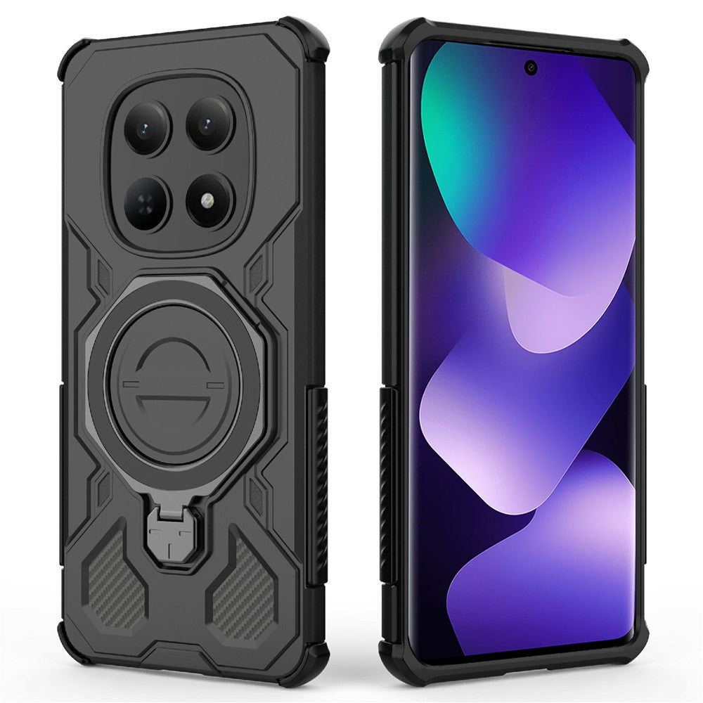 Capa para Xiaomi Poco M8 / Redmi Note 15 5G, Techsuit, Carbon Shield Pro, Preta.