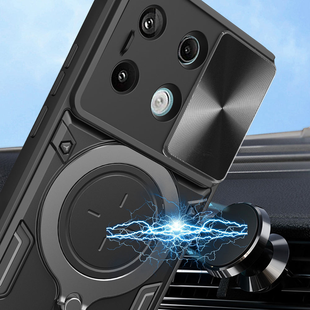 Capa para Xiaomi Poco X6 / Note 13 Pro 5G, Techsuit, CamGuard Pro, Preta