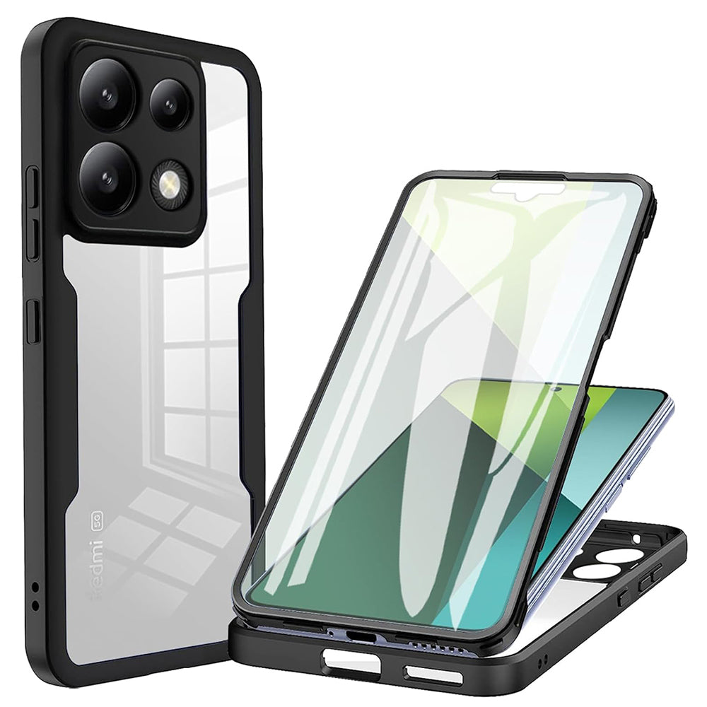 Capa para Xiaomi Poco X6 / Note 13 Pro 5G, Techsuit, ColorVerse 360, Preta
