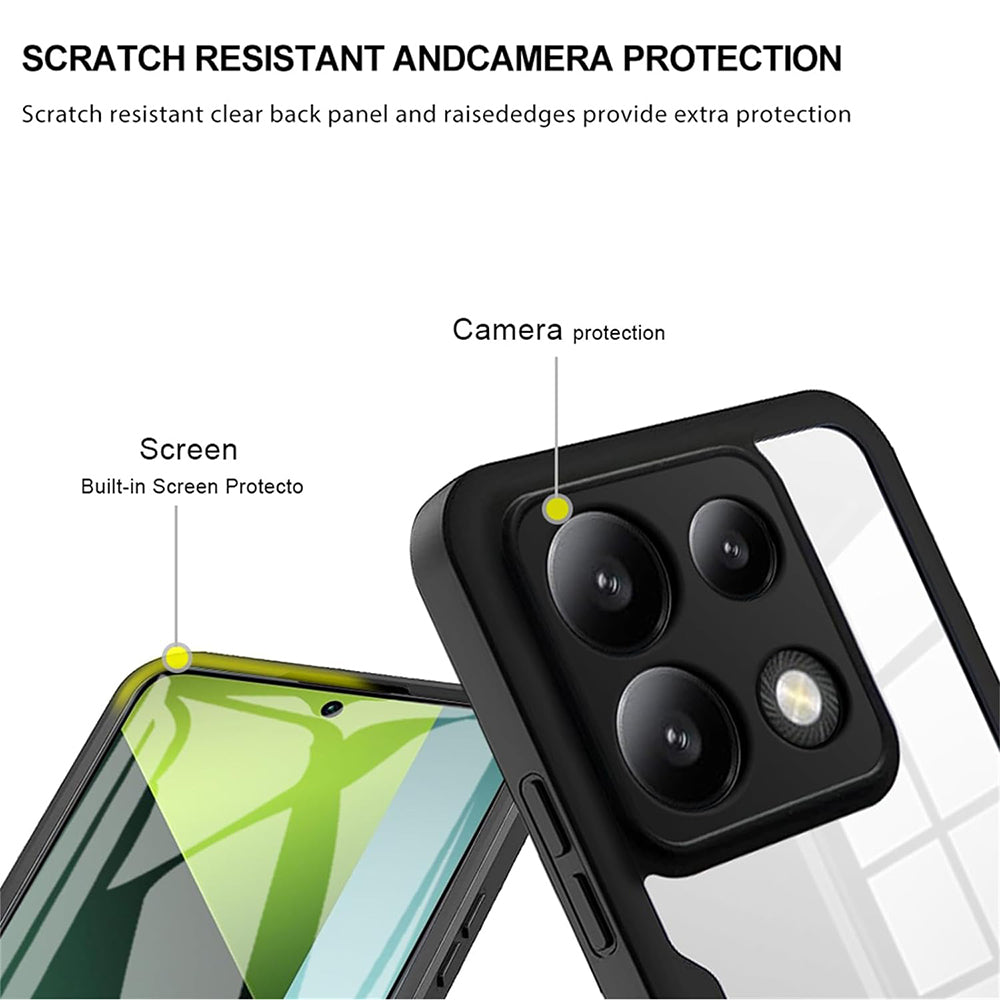 Capa para Xiaomi Poco X6 / Note 13 Pro 5G, Techsuit, ColorVerse 360, Preta