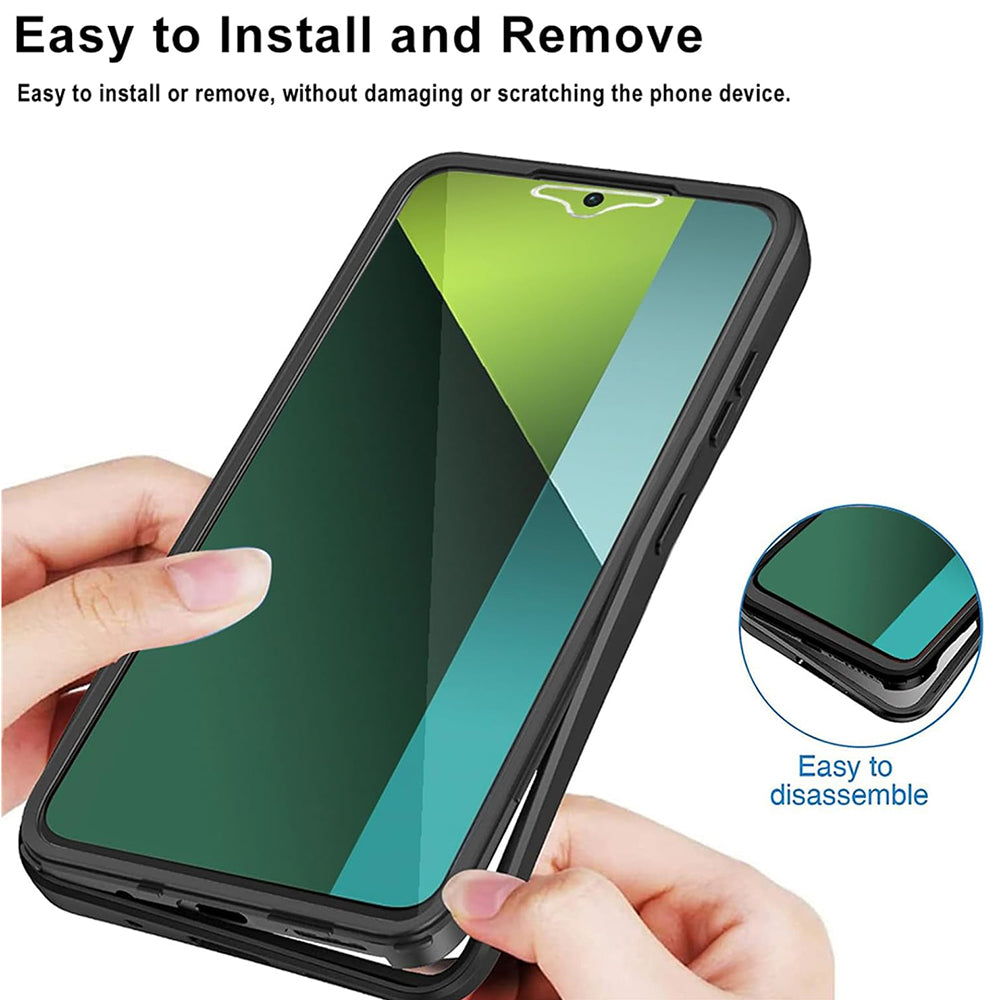 Capa para Xiaomi Poco X6 / Note 13 Pro 5G, Techsuit, ColorVerse 360, Preta