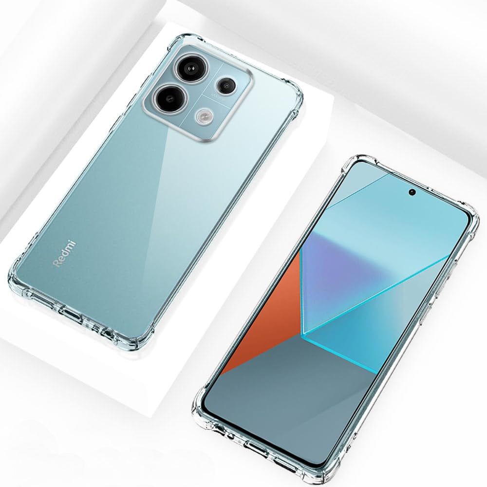 Capa para Xiaomi Poco X6 / Note 13 Pro 5G, Techsuit, Transparente à Prova de Choques, Transparente