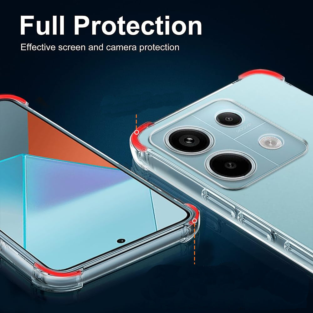 Capa para Xiaomi Poco X6 / Note 13 Pro 5G, Techsuit, Transparente à Prova de Choques, Transparente