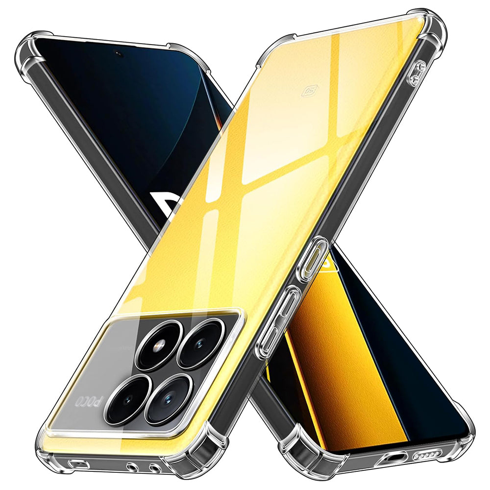 Capa para Xiaomi Poco X6 Pro, Techsuit, Shockproof Clear, Transparente