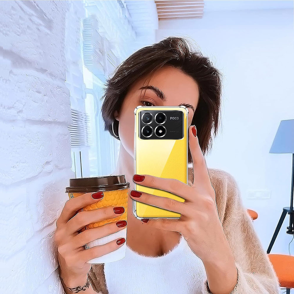 Capa para Xiaomi Poco X6 Pro, Techsuit, Shockproof Clear, Transparente