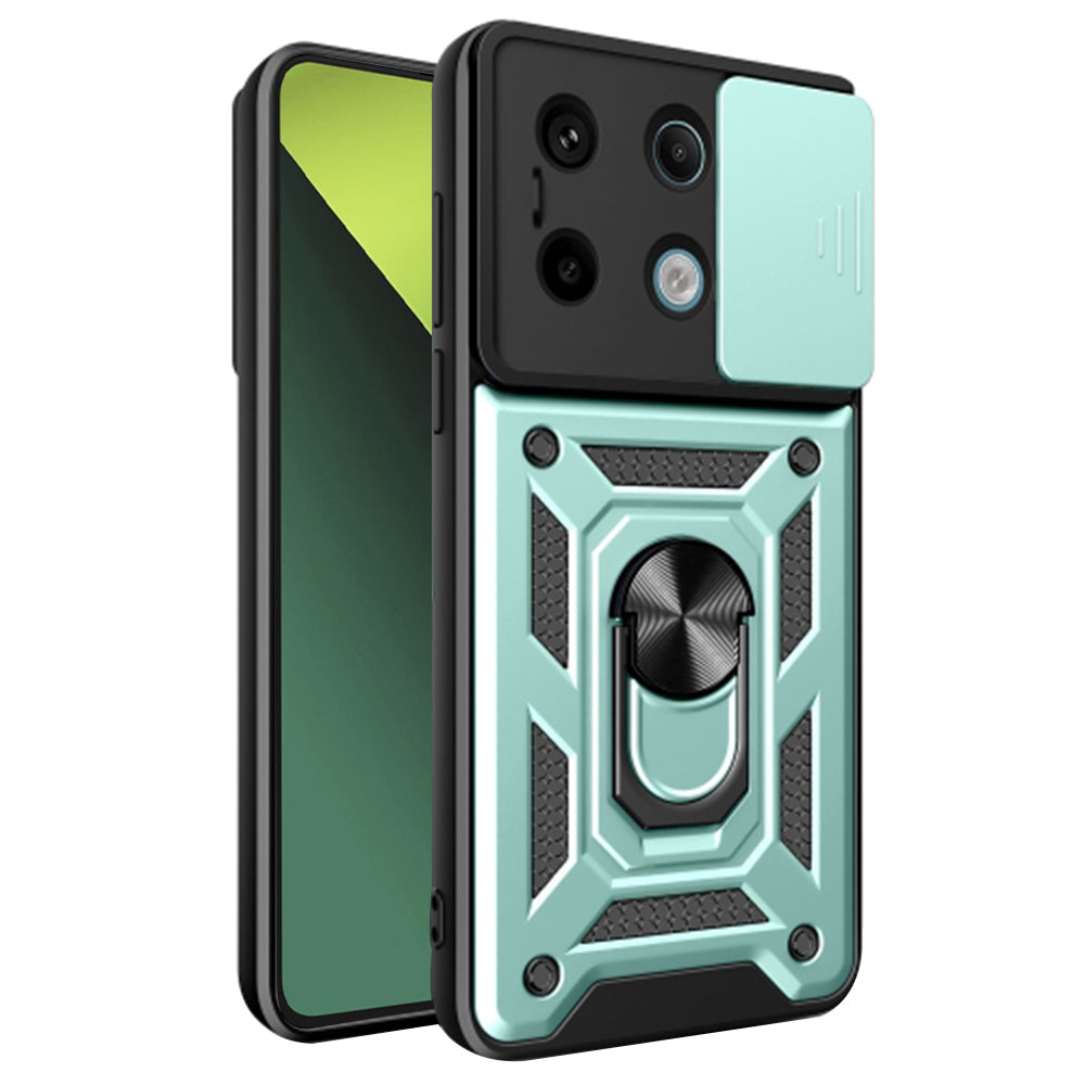 Capa para Xiaomi Poco X6 / Redmi Note 13 Pro 5G, Techsuit, CamShield, Verde