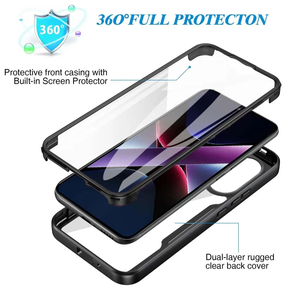 Capa para Xiaomi Poco X7 Pro, Techsuit, ColorVerse 360, Roxo