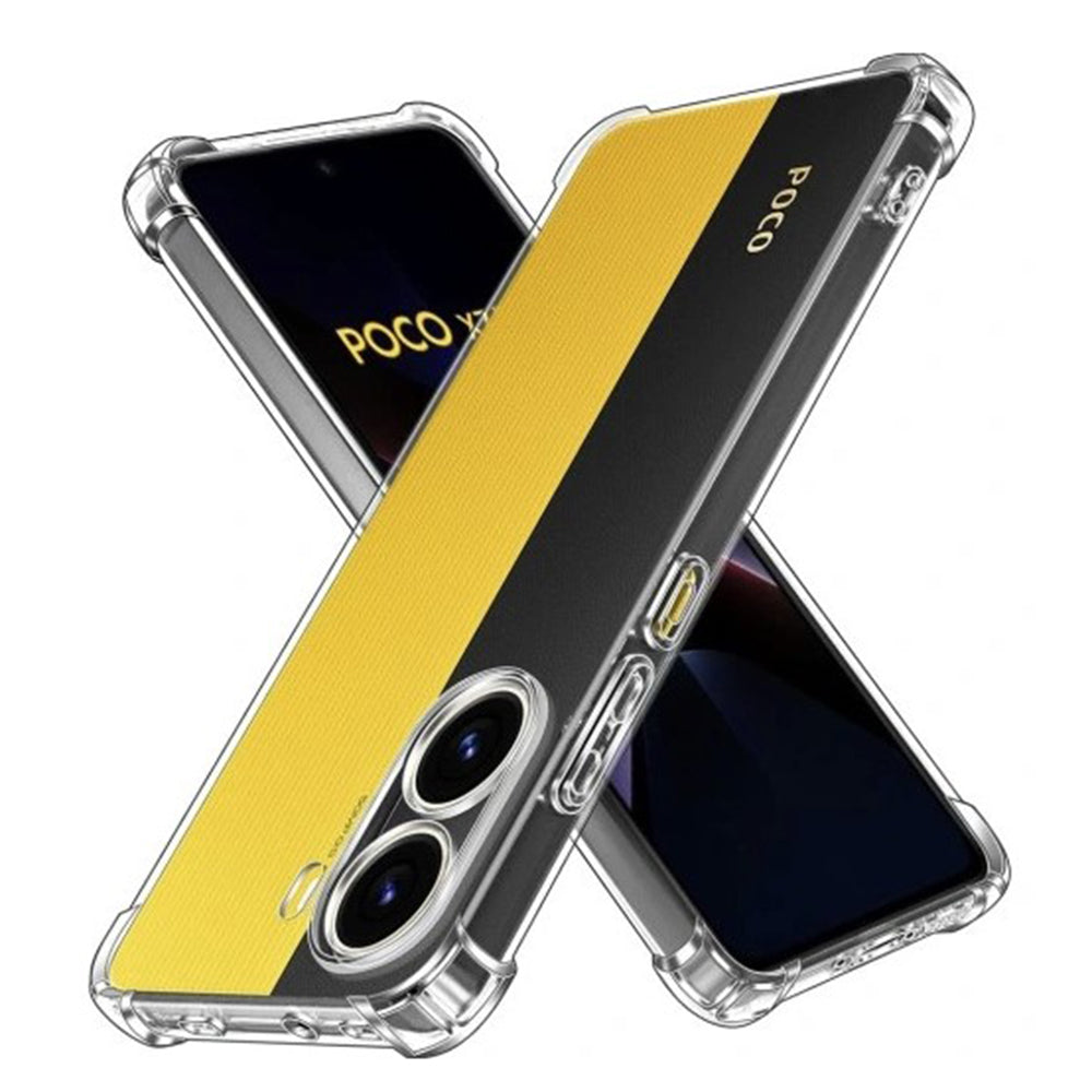 Capa para Xiaomi Poco X7 Pro, Techsuit, Shockproof Clear, Transparente