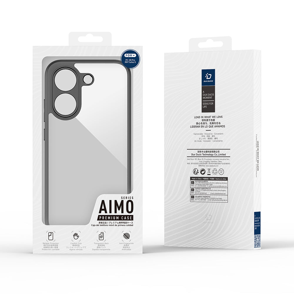 Capa para Xiaomi Poco X8 Pro, DUX DUCIS, Aimo, Preta