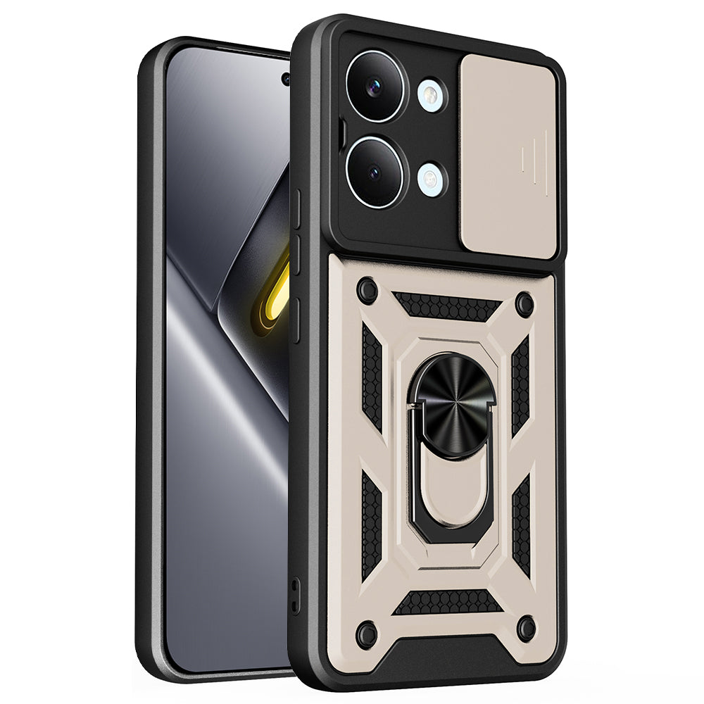 Capa para Xiaomi Poco X8 Pro Max, Techsuit, CamShield, Dourada