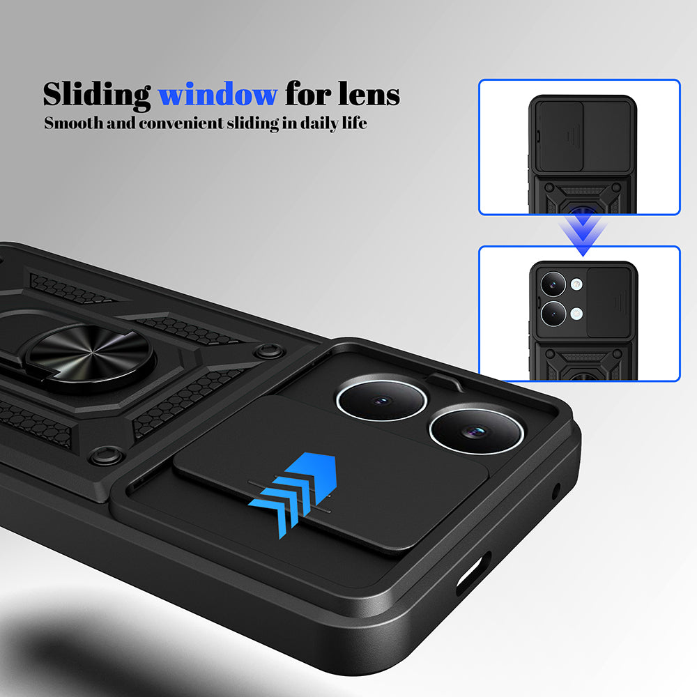 Capa para Xiaomi Poco X8 Pro Max, Techsuit, CamShield, Dourada