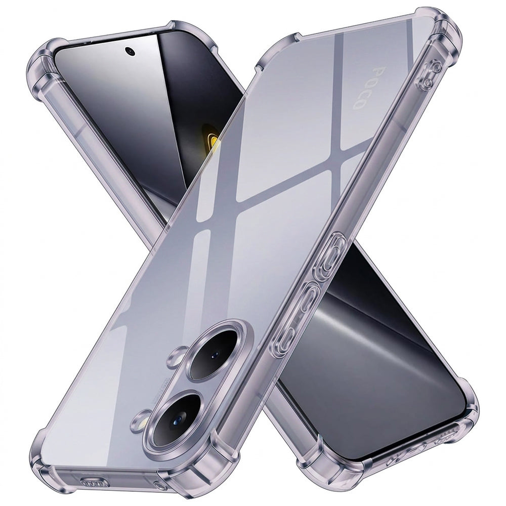 Capa para Xiaomi Poco X8 Pro Max, Techsuit, Transparente Antichoque, Fumada