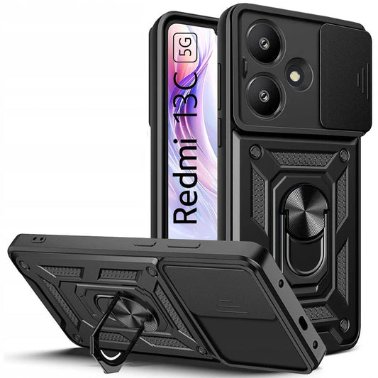 Capa para Xiaomi Redmi 13C 5G, Tech-Protect, CamShield Pro, Preto