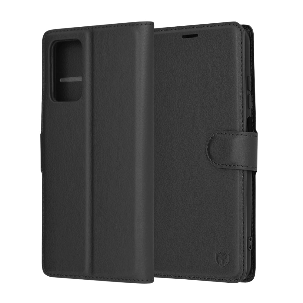 Capa para Xiaomi Redmi 10 2022 / 10 (2021), Techsuit, Leather Folio, Preta