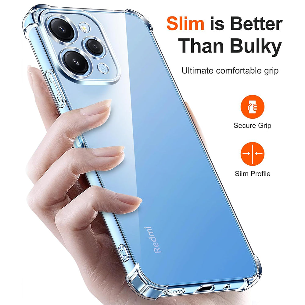 Capa para Xiaomi Redmi 12 5G / 12, Techsuit, Transparente à Prova de Choques