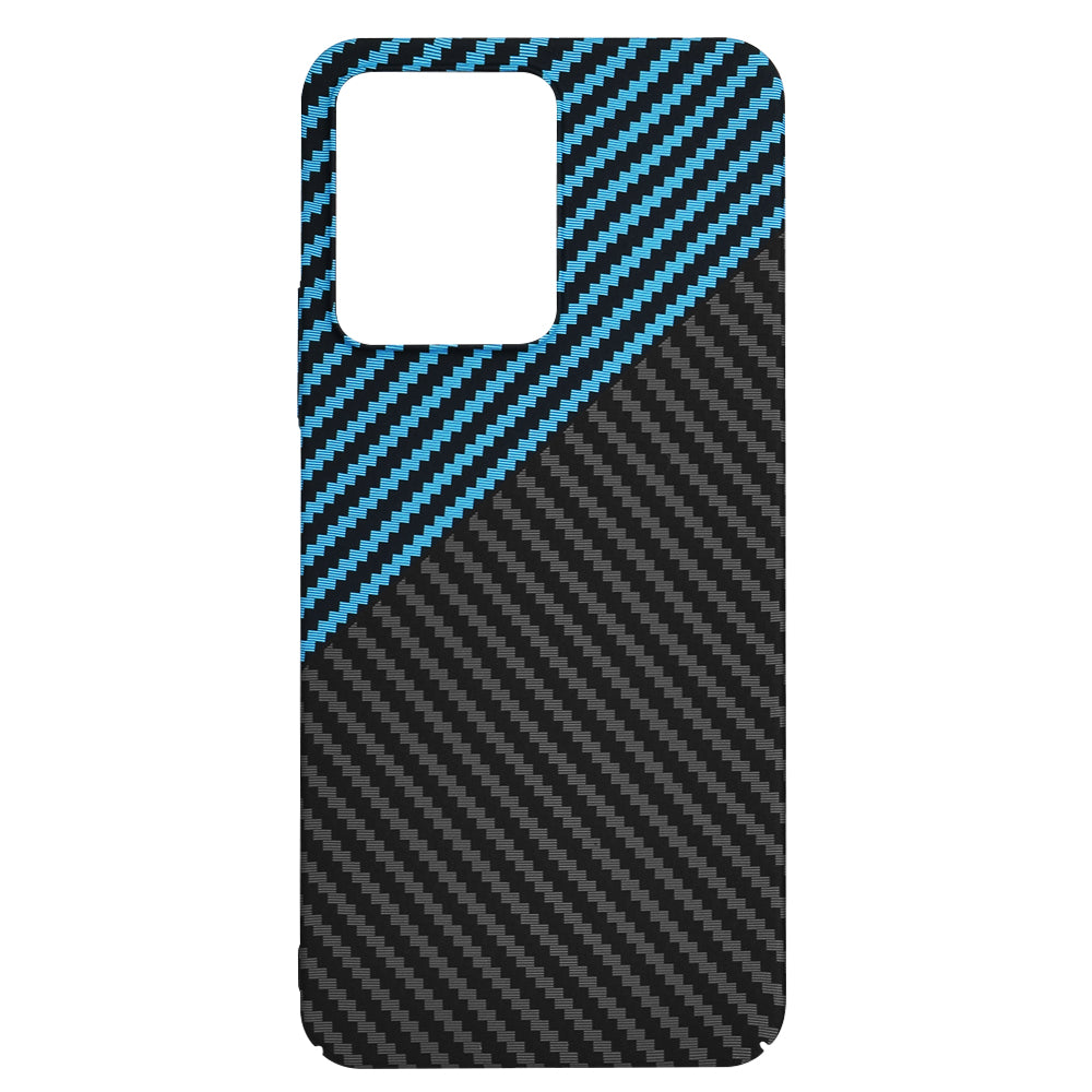 Capa para Xiaomi Redmi 13C 5G / 13C / Poco C65, Techsuit, Carbonite FiberShell, Preto Azul