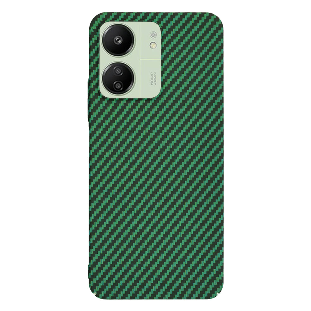 Capa para Xiaomi Redmi 13C 5G / 13C / Poco C65, Techsuit, Carbonite FiberShell, Verde