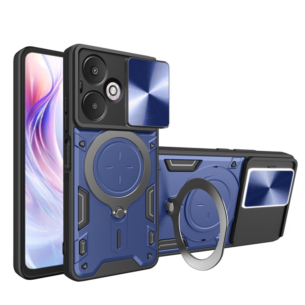 Capa para Xiaomi Redmi 13C 5G, Techsuit, CamGuard Pro, Azul