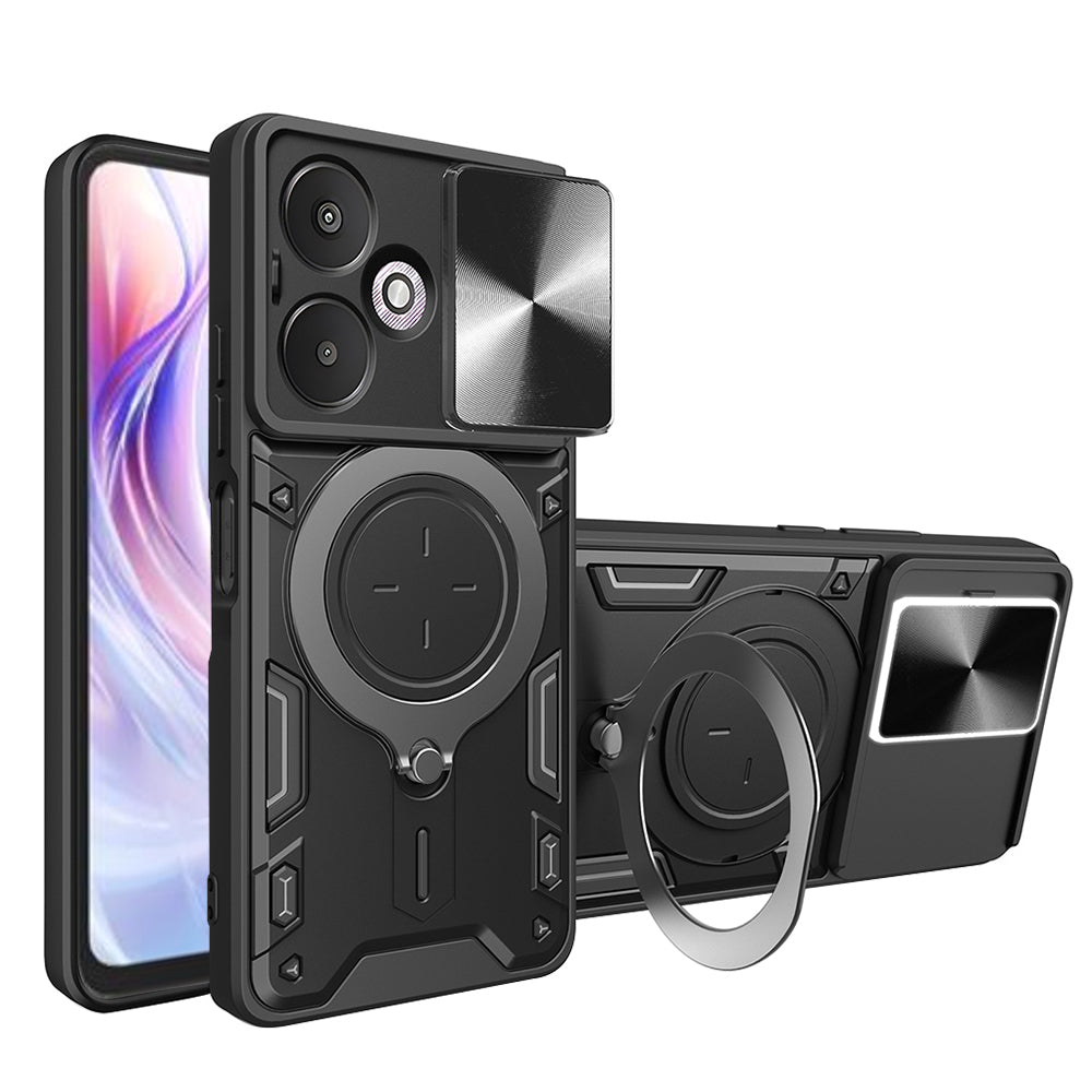Capa para Xiaomi Redmi 13C 5G, Techsuit, CamGuard Pro, Preta