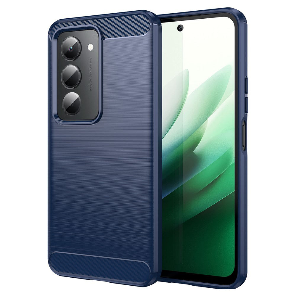 Capa para Xiaomi Redmi 15 5G / 15 4G, Techsuit, Carbono, Azul