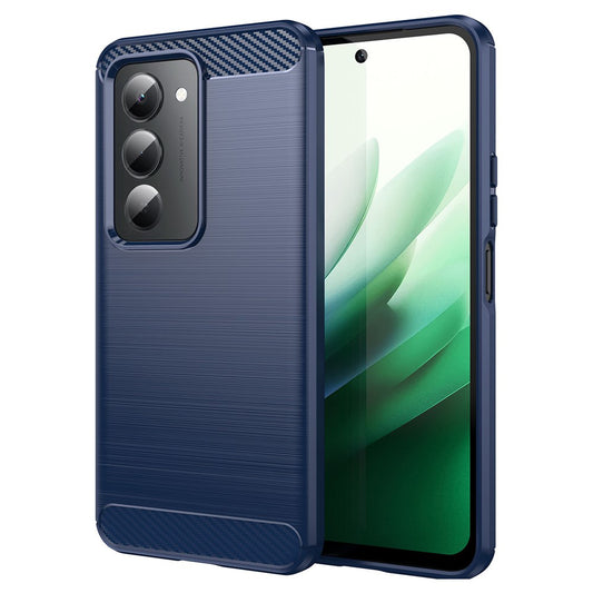 Capa para Xiaomi Redmi 15 5G / 15 4G, Techsuit, Carbono, Azul