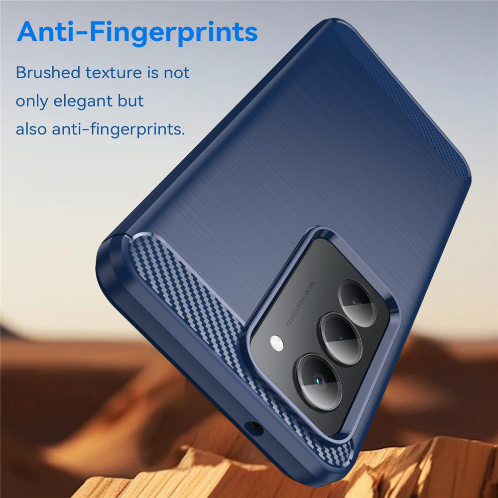 Capa para Xiaomi Redmi 15 5G / 15 4G, Techsuit, Carbono, Azul