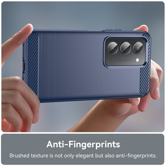 Capa para Xiaomi Redmi 15 5G / 15 4G, Techsuit, Carbono, Azul