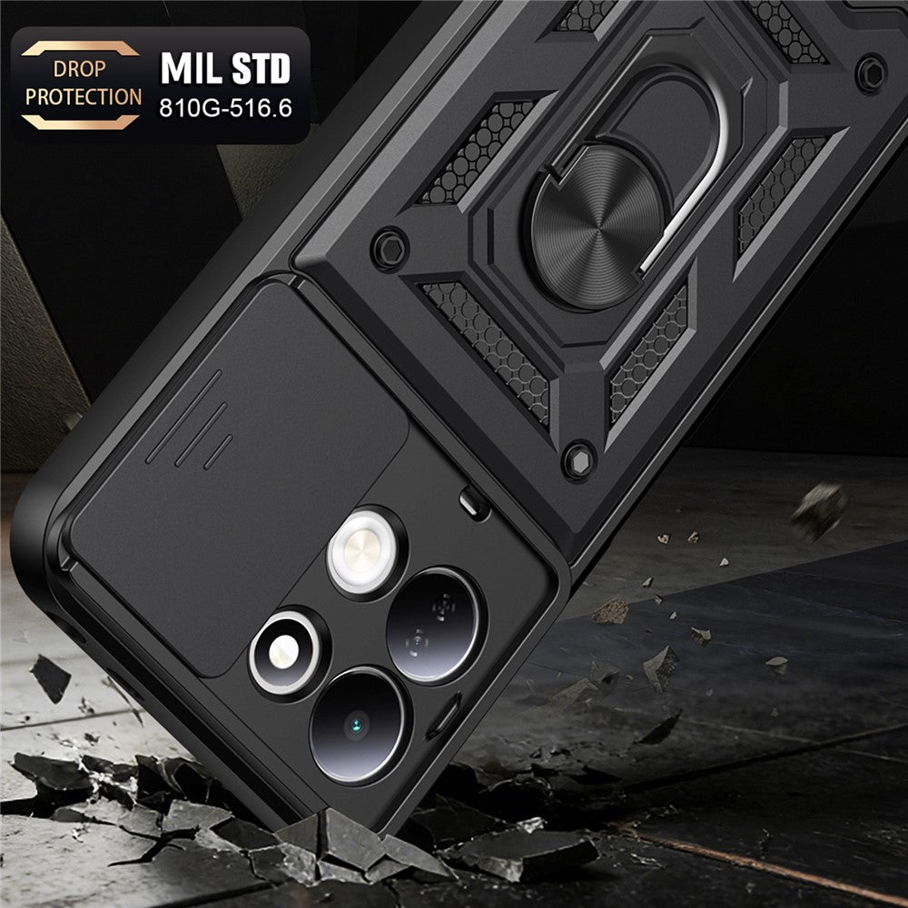 Capa para Xiaomi Redmi 17 5G / 17 4G, Techsuit, CamShield, Dourada