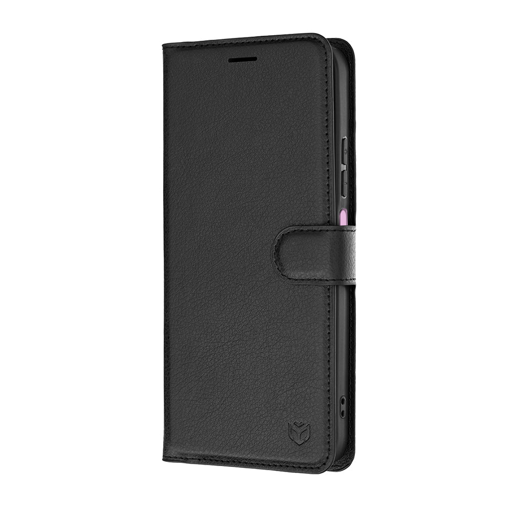 Capa para Xiaomi Redmi 17C 5G, Techsuit, Leather Folio, Preta