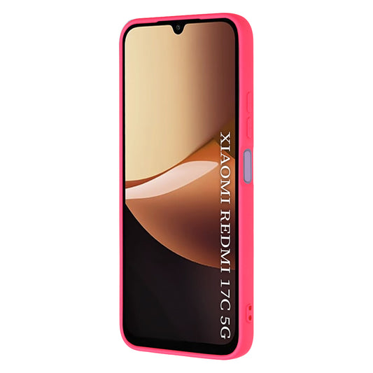 Capa para Xiaomi Redmi 17C 5G, Techsuit, SoftFlex, Rosa Escuro