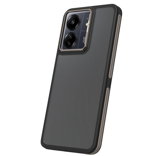 Capa para Xiaomi Poco M6 / Redmi 13C 5G, OEM, Crystal Black, Cinzento