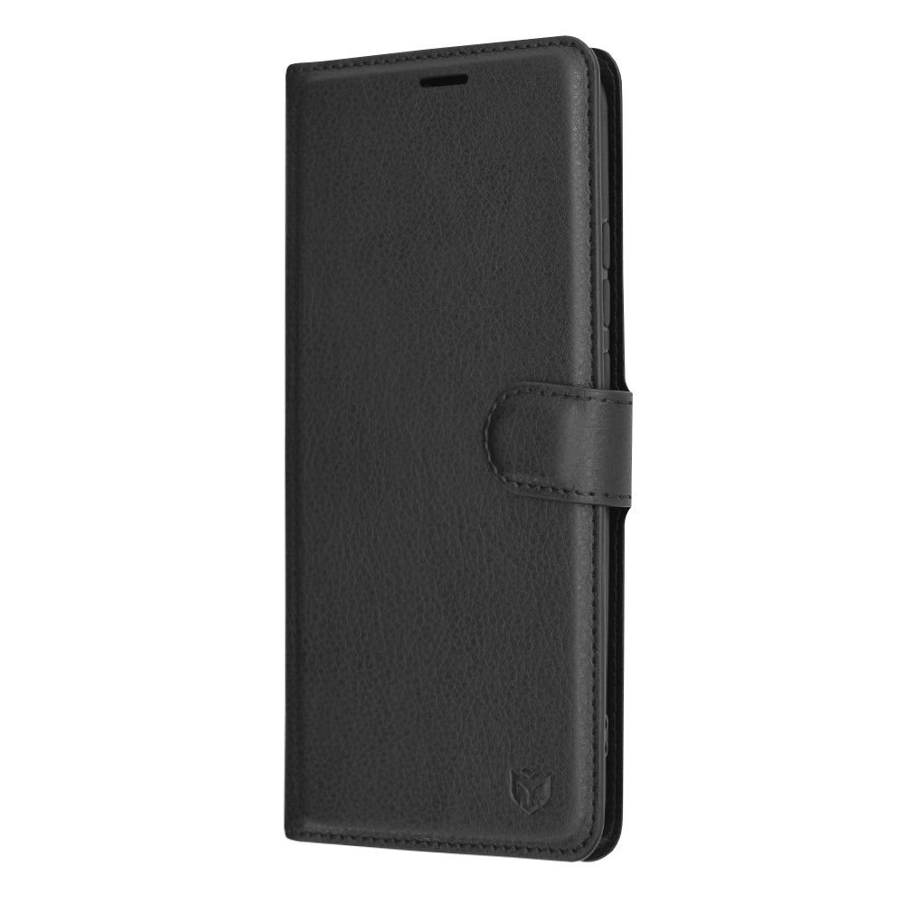 Capa para Xiaomi Redmi 9C NFC / 9C, Techsuit, Leather Folio, Preta