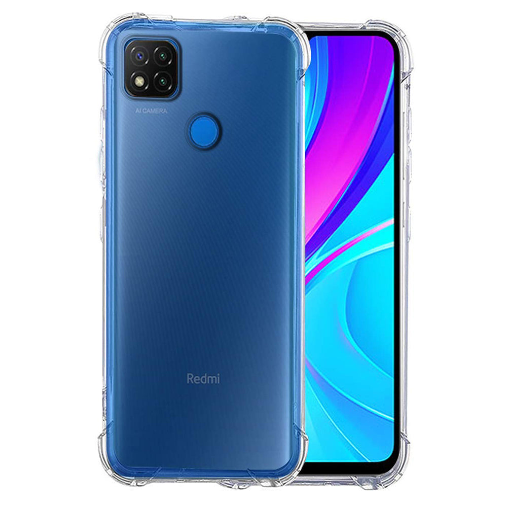 Capa para Xiaomi Redmi 9C NFC / 9C, Techsuit, Transparente à Prova de Choques
