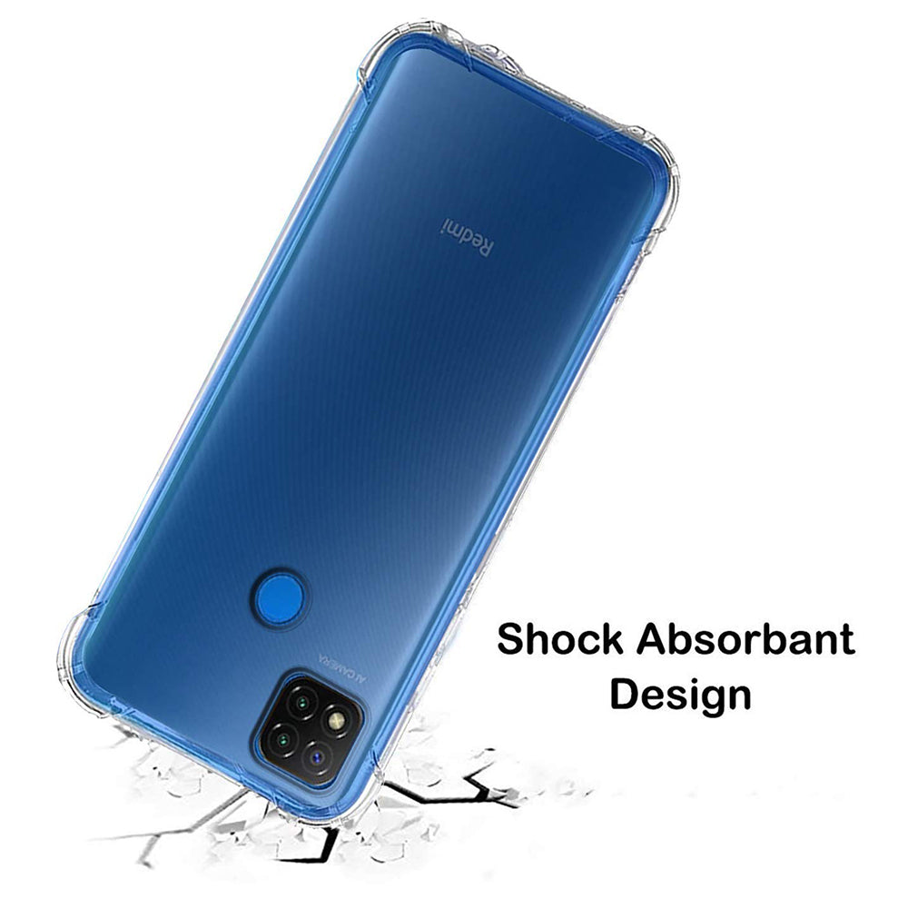 Capa para Xiaomi Redmi 9C NFC / 9C, Techsuit, Transparente à Prova de Choques