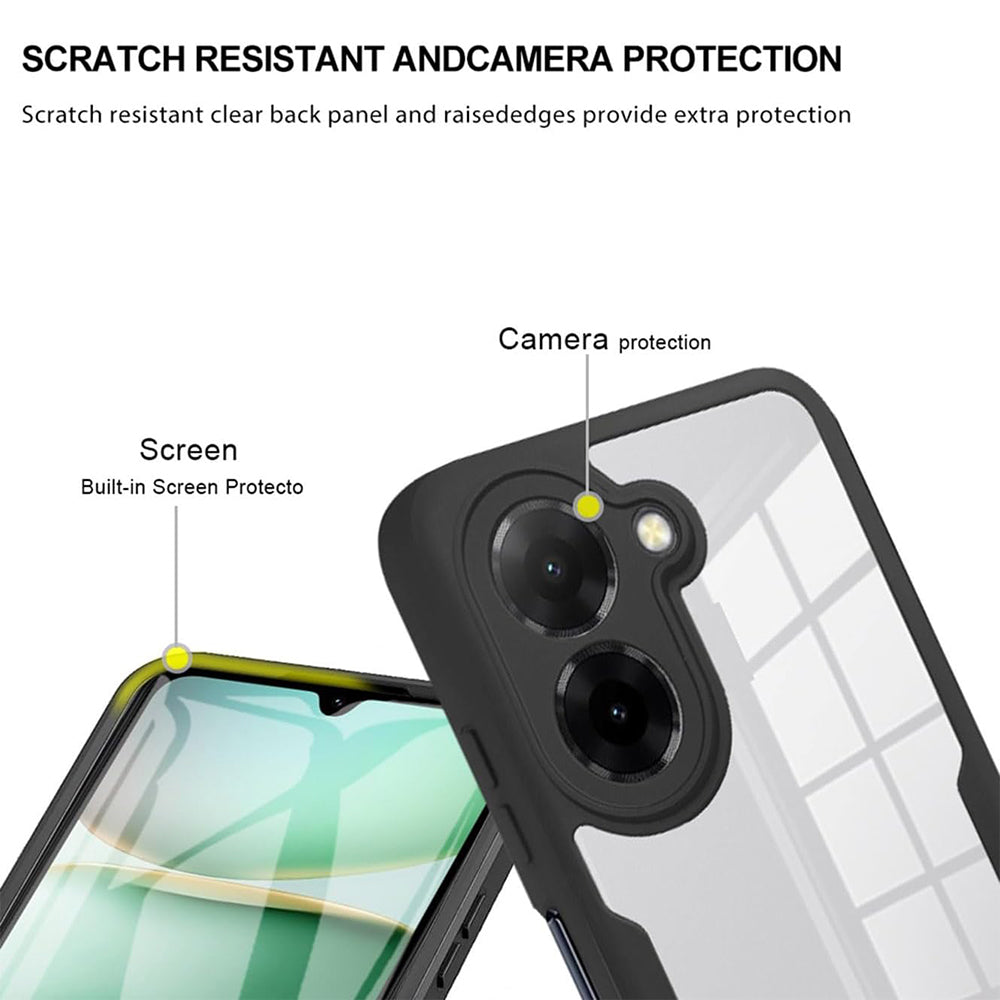 Capa para Xiaomi Redmi A5 4G (Regional), Techsuit, ColorVerse 360, Preta