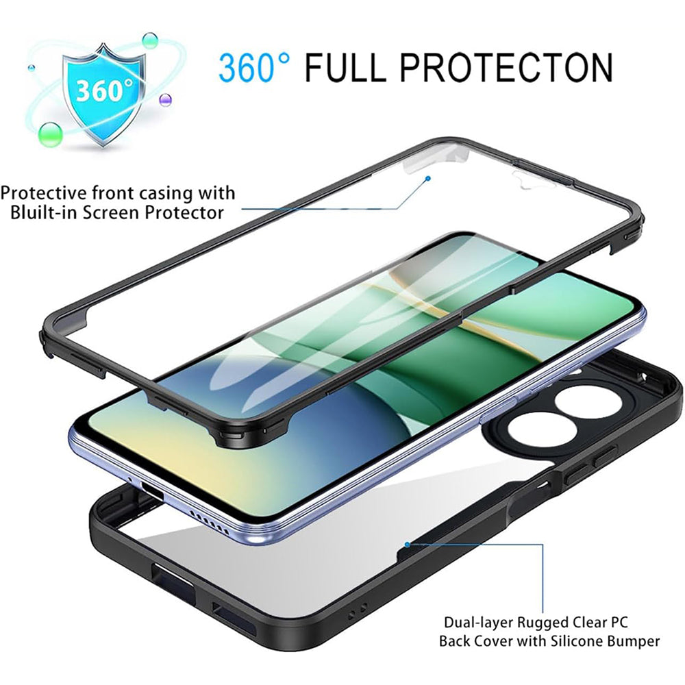 Capa para Xiaomi Redmi A5 4G (Regional), Techsuit, ColorVerse 360, Preta
