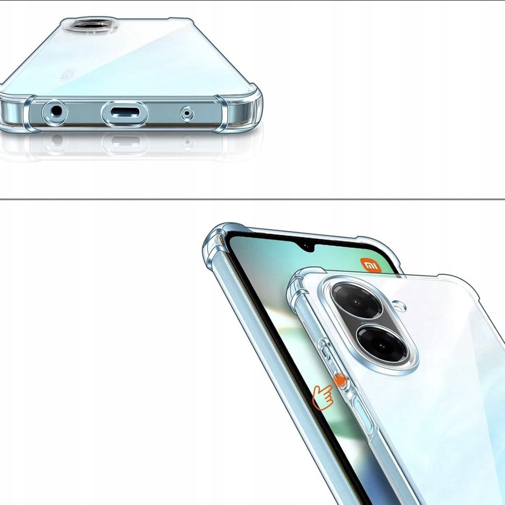 Capa para Xiaomi Redmi A5 4G (Standard), Techsuit, Transparente Antichoque, Transparente