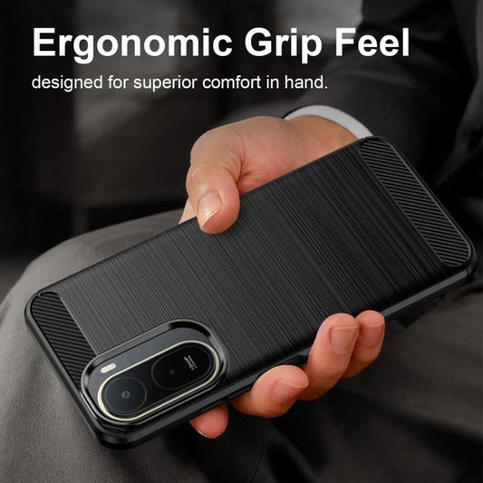 Capa para Xiaomi Redmi A7 Pro 4G, Techsuit, Carbono, Preta