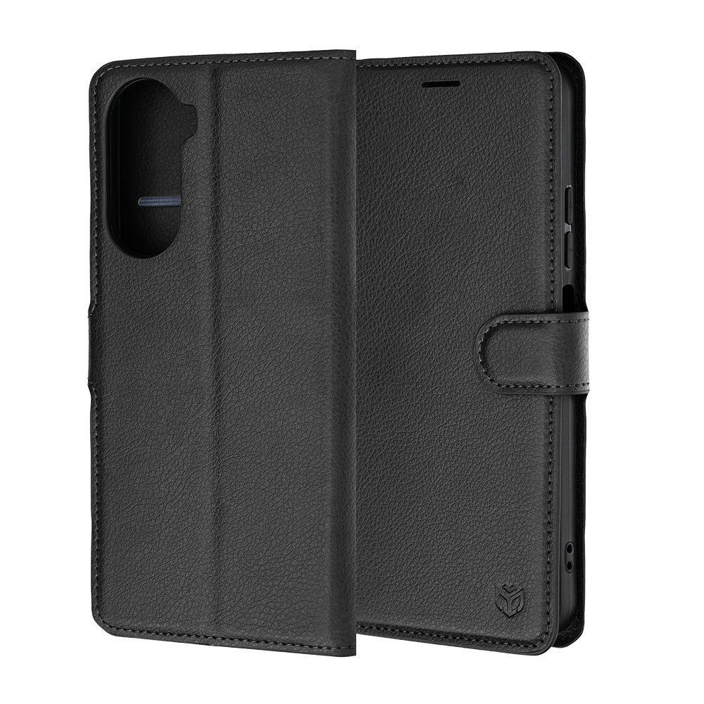 Capa para Xiaomi Redmi A7 Pro 4G, Techsuit, Leather Folio, Preta