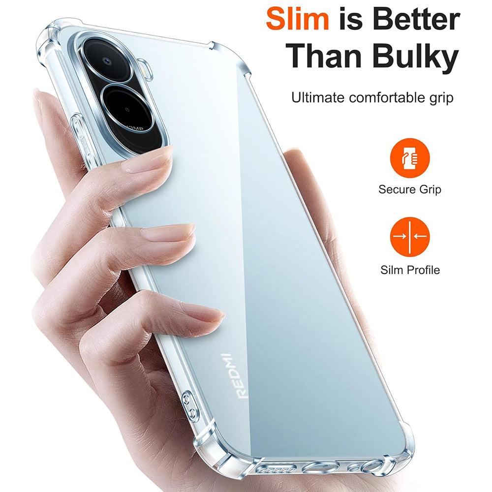 Capa para Xiaomi Redmi A7 Pro 4G, Techsuit, Shockproof Clear, Transparente