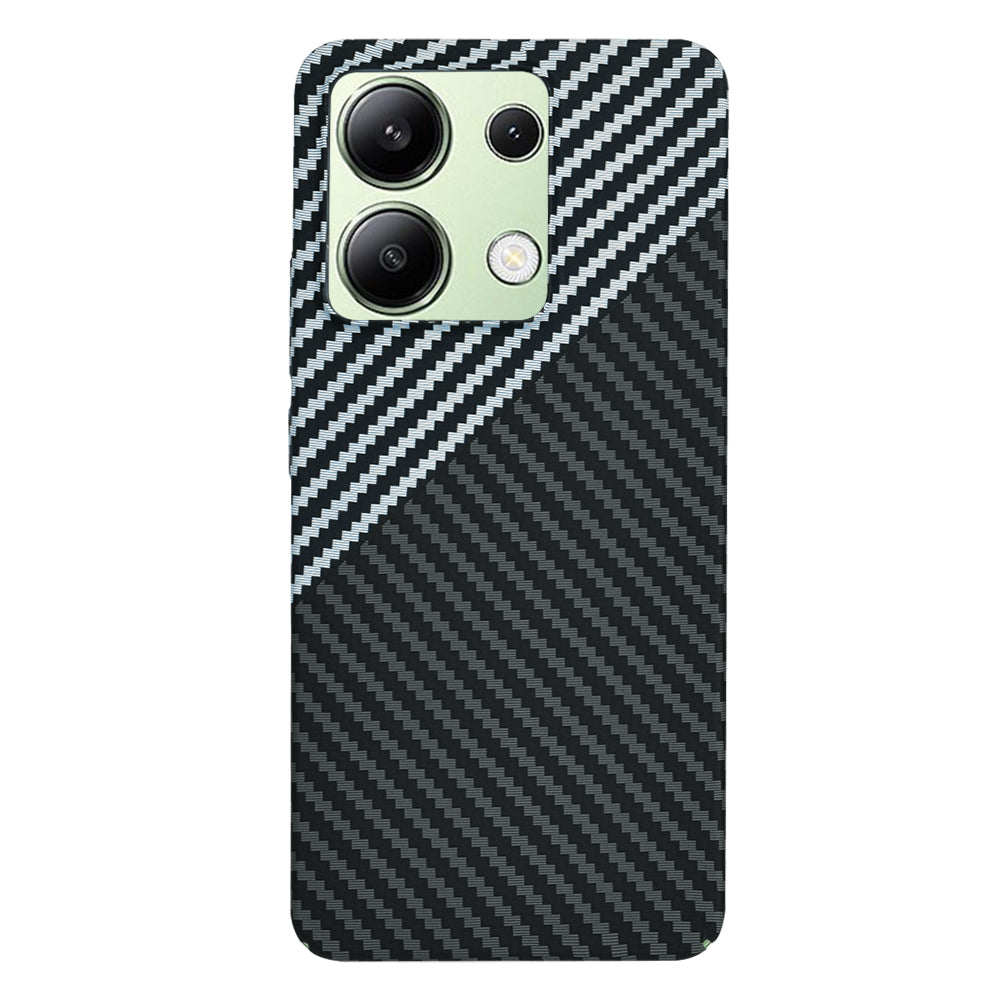 Capa para Xiaomi Redmi Note 13 4G, Techsuit, Carbonite FiberShell, Preto Cinzento
