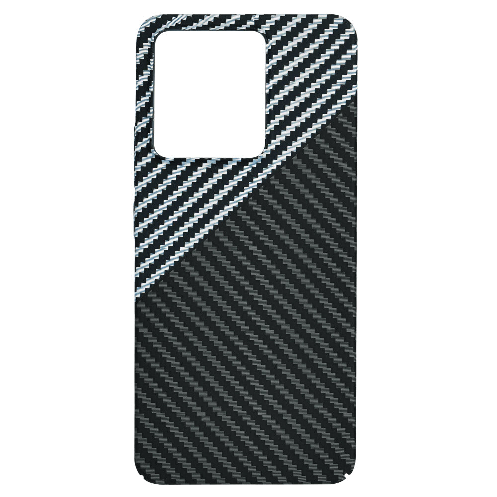 Capa para Xiaomi Redmi Note 13 4G, Techsuit, Carbonite FiberShell, Preto Cinzento