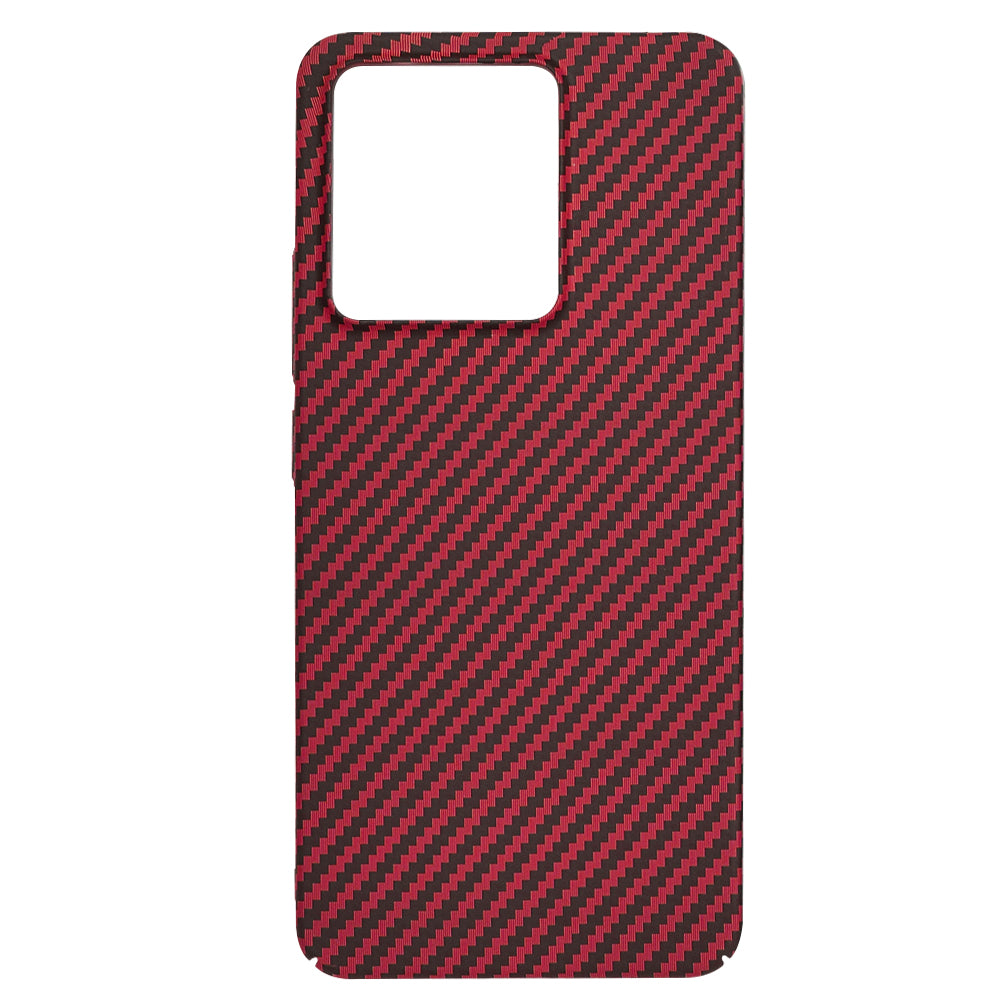 Capa para Xiaomi Redmi Note 13 4G, Techsuit, Carbonite FiberShell, Vermelha