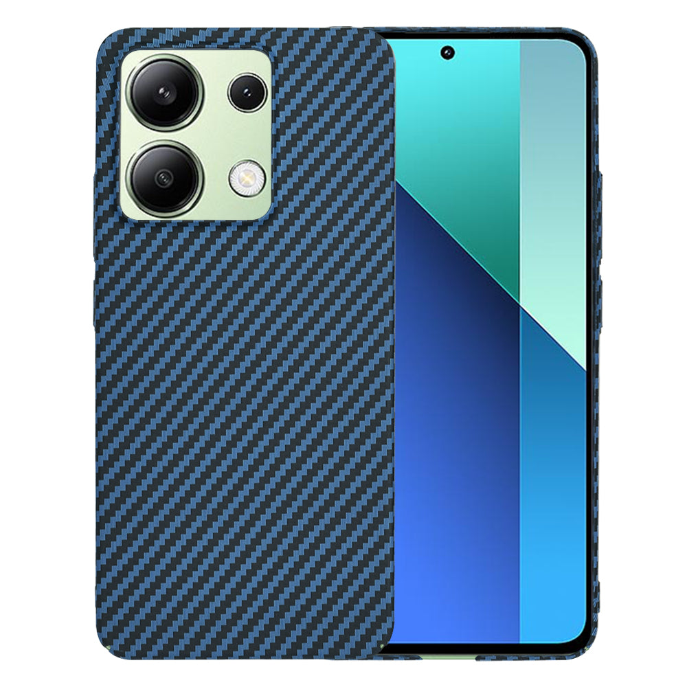 Capa para Xiaomi Redmi Note 13 4G, Techsuit, Carbonite FiberShell, Turquesa