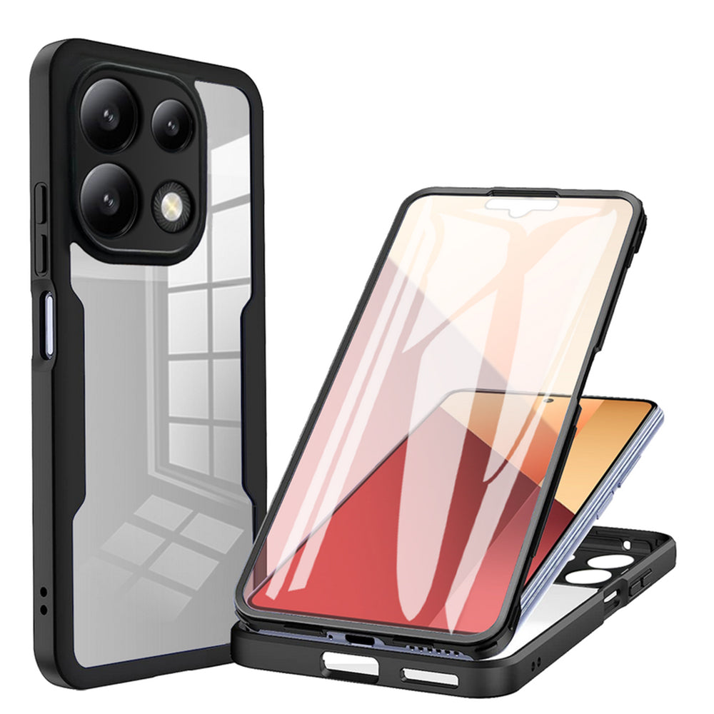 Capa para Xiaomi Redmi Note 13 4G, Techsuit, ColorVerse 360, Preta