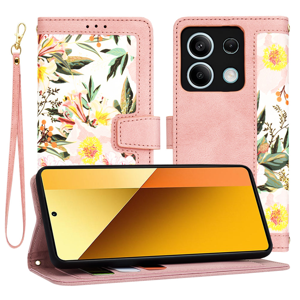 Capa para Xiaomi Redmi Note 13 5G, Techsuit, FlipCraft, Rosa