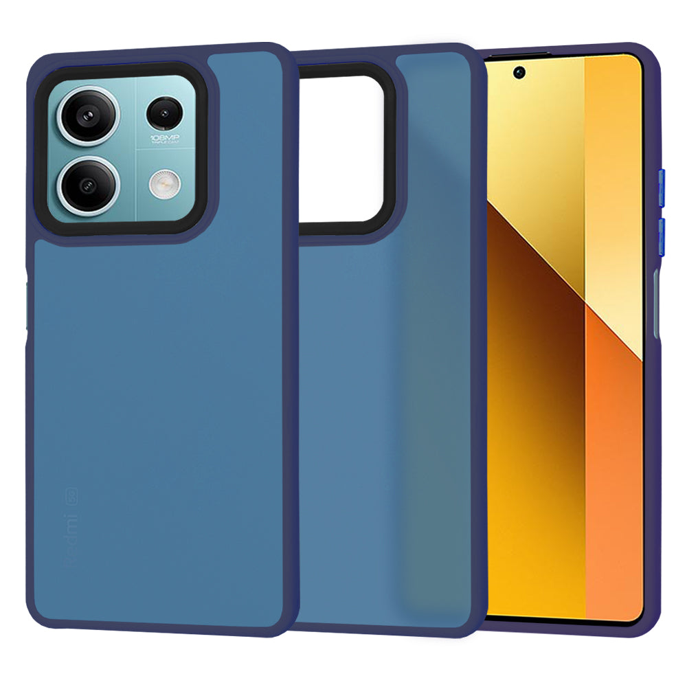 Capa para Xiaomi Redmi Note 13 5G, Techsuit, HaloFrost, Azul Marinho