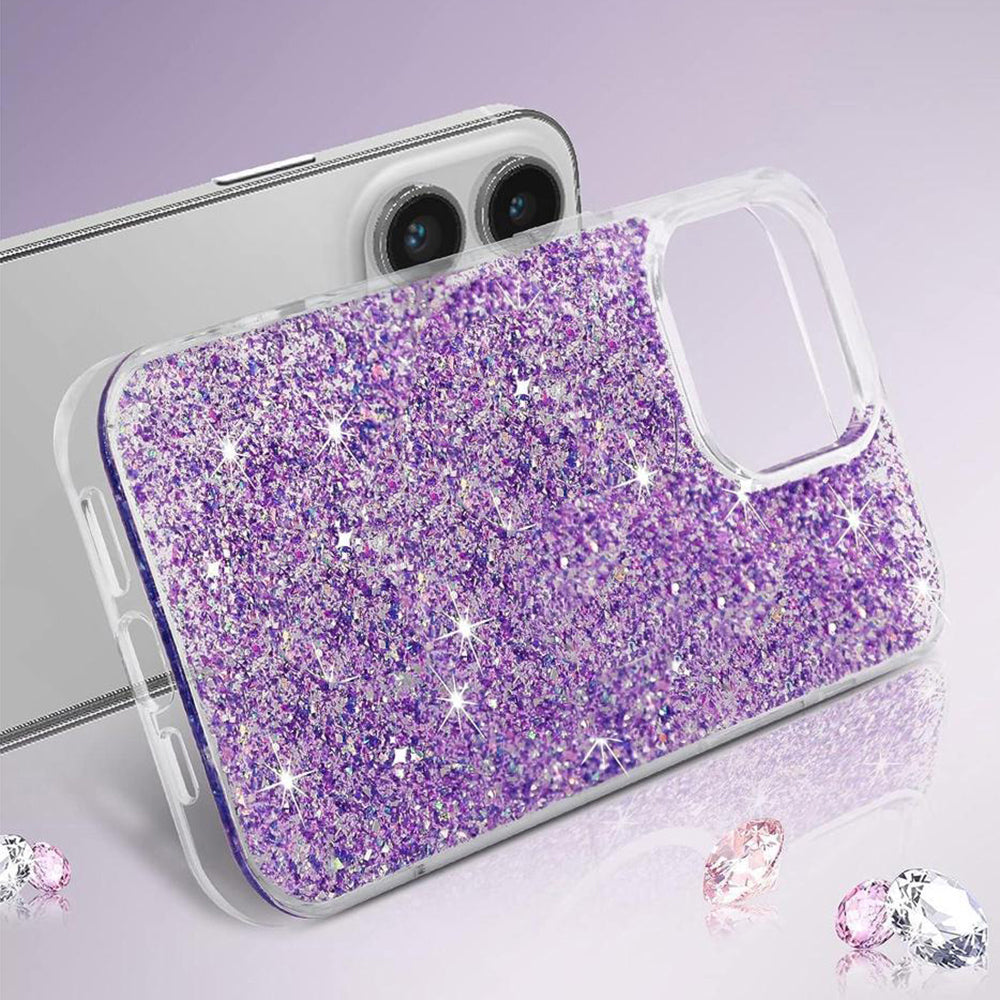 Capa para Xiaomi Redmi Note 13 5G, Techsuit, Glitter Brilhante, Azul