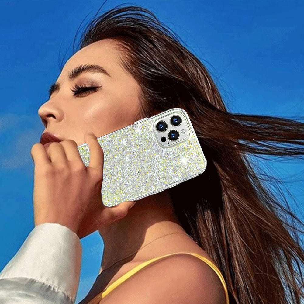 Capa para Xiaomi Redmi Note 13 5G, Techsuit, Glitter Brilhante, Azul