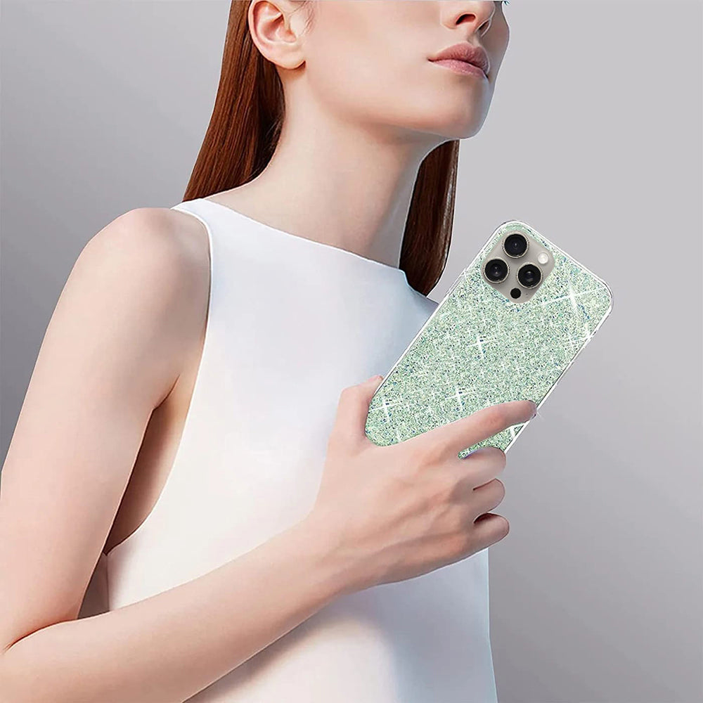 Capa para Xiaomi Redmi Note 13 5G, Techsuit, Glitter Brilhante, Azul